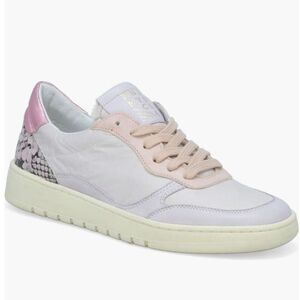 Miz Mooz Veronica Leather Sneaker‎ Lotus Metallic Size 8.5 Euro 39, NWT
